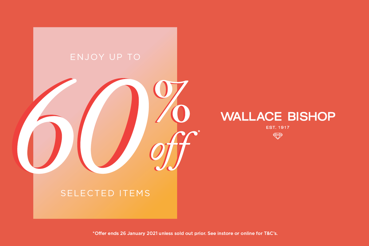 Up to 60% off* Selected Items