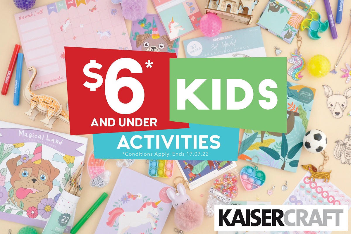 $6* & Under Kids Activities