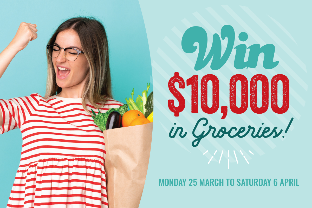 Win $10,000 In Groceries!