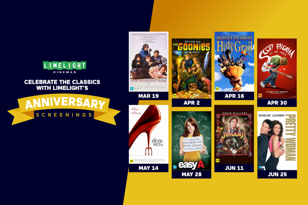 Celebrate the classics with Limelight’s Anniversary Screenings!