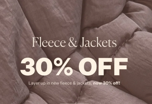 From Gym to Street: Rockwear Fleece & Jackets help you layer up with 30% Off*