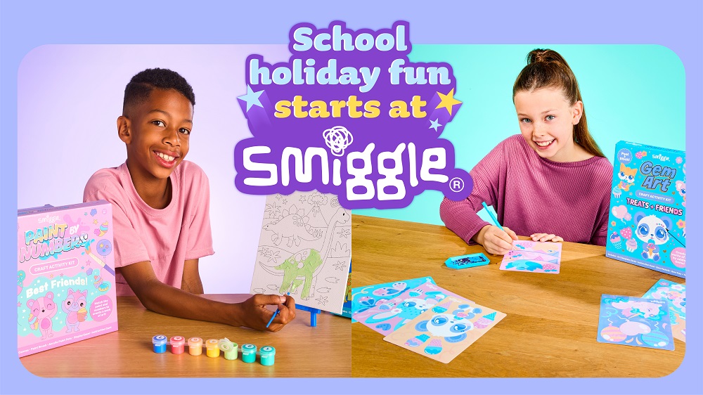 Head to Smiggle for their exciting range of school holiday activities!