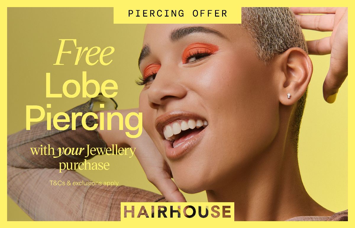 Free Love Piercing with your Jewellery purchase