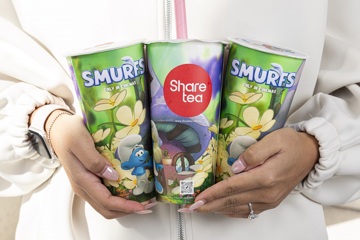 Sharetea x Smurfs Movie Collaboration