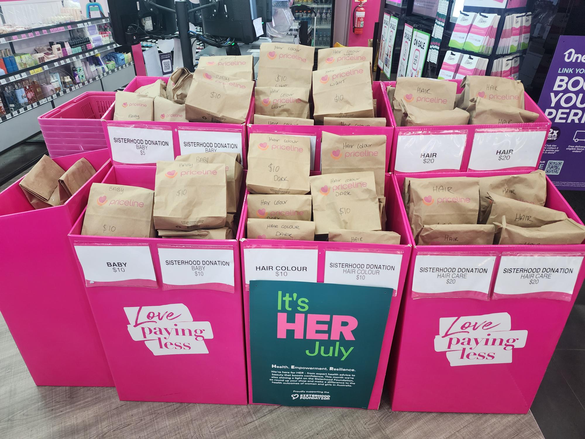It’s HER July at Priceline Pharmacy Morayfield 💚
