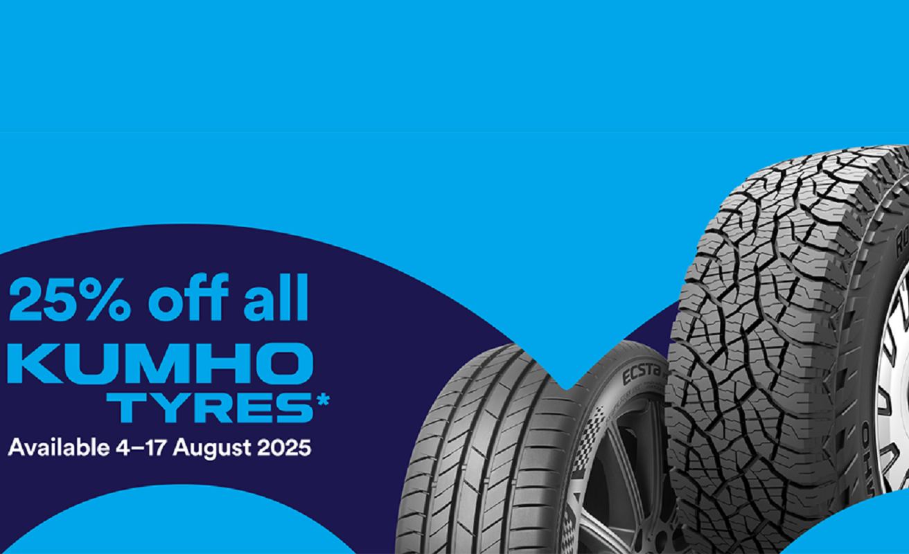 25% off Kumho Tyre Sale