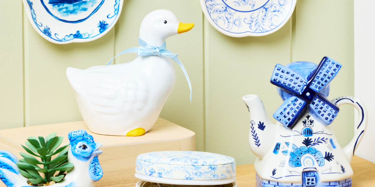 Dutch blue trend at The Reject Shop!