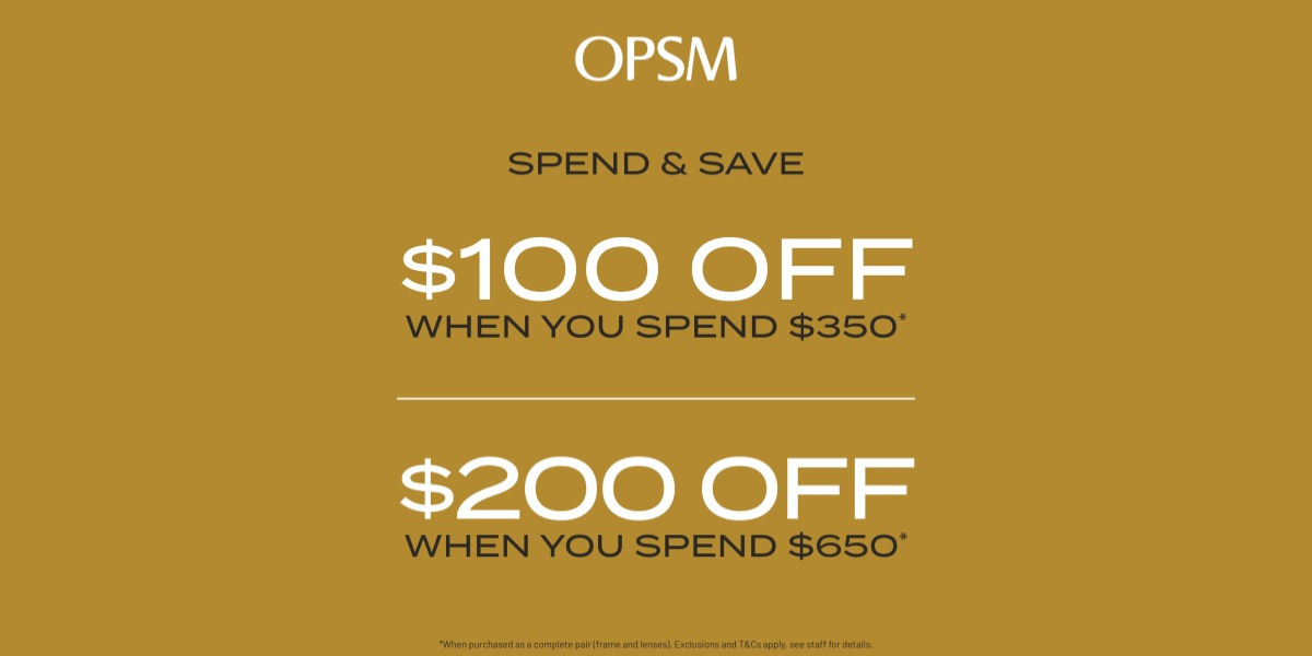 Spend & Save at OPSM