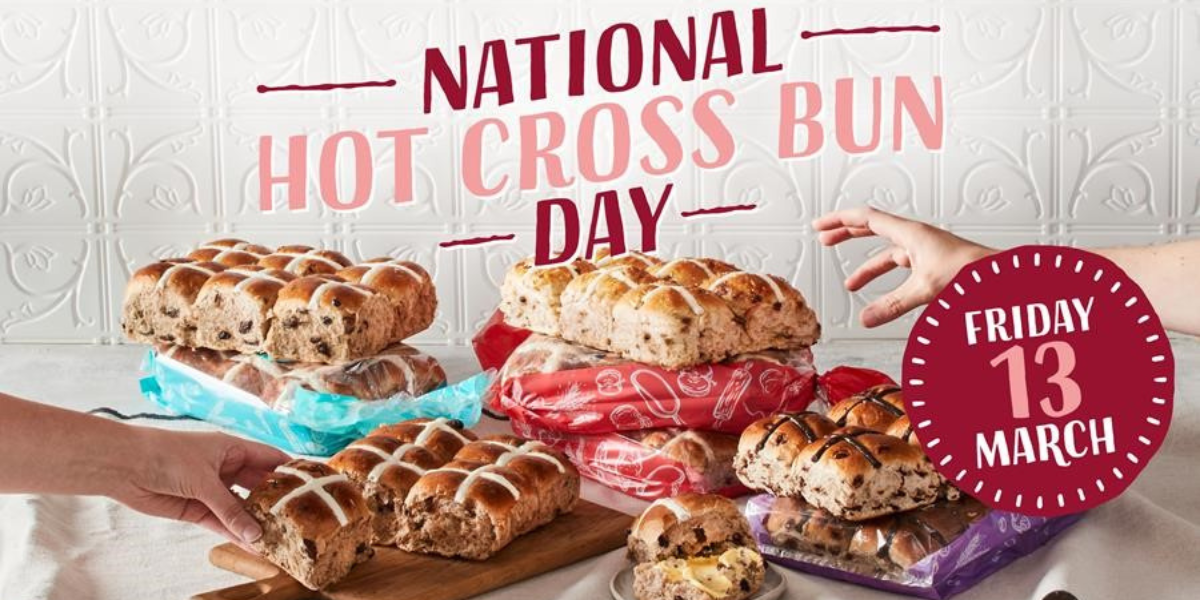 JOIN US FOR NATIONAL HOT CROSS BUN DAY!