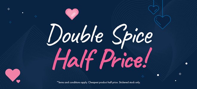 2026 Double The Spice, Half The Price – QBD Books