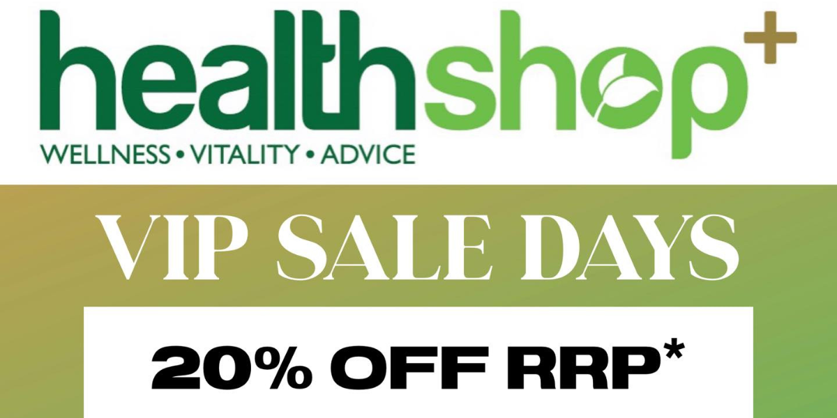 Become a healthshop+ VIP Member today!
