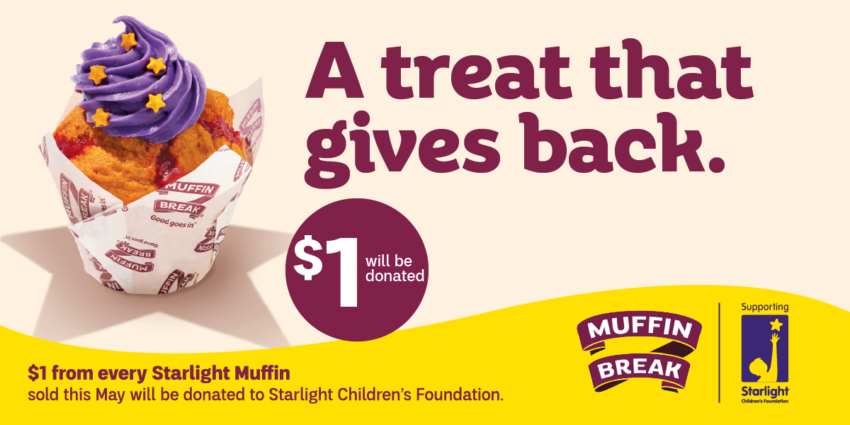 A treat that gives back  – Muffin Break