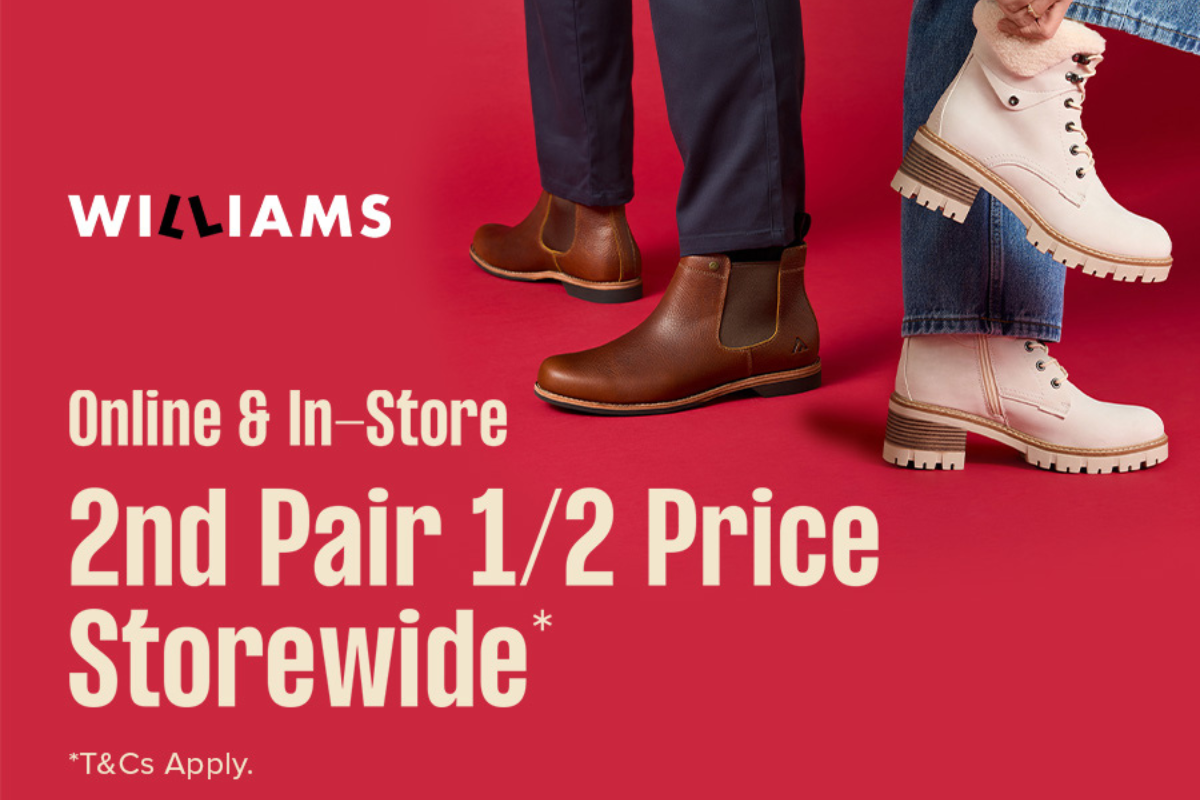 Winter is here and so are the savings at Williams!