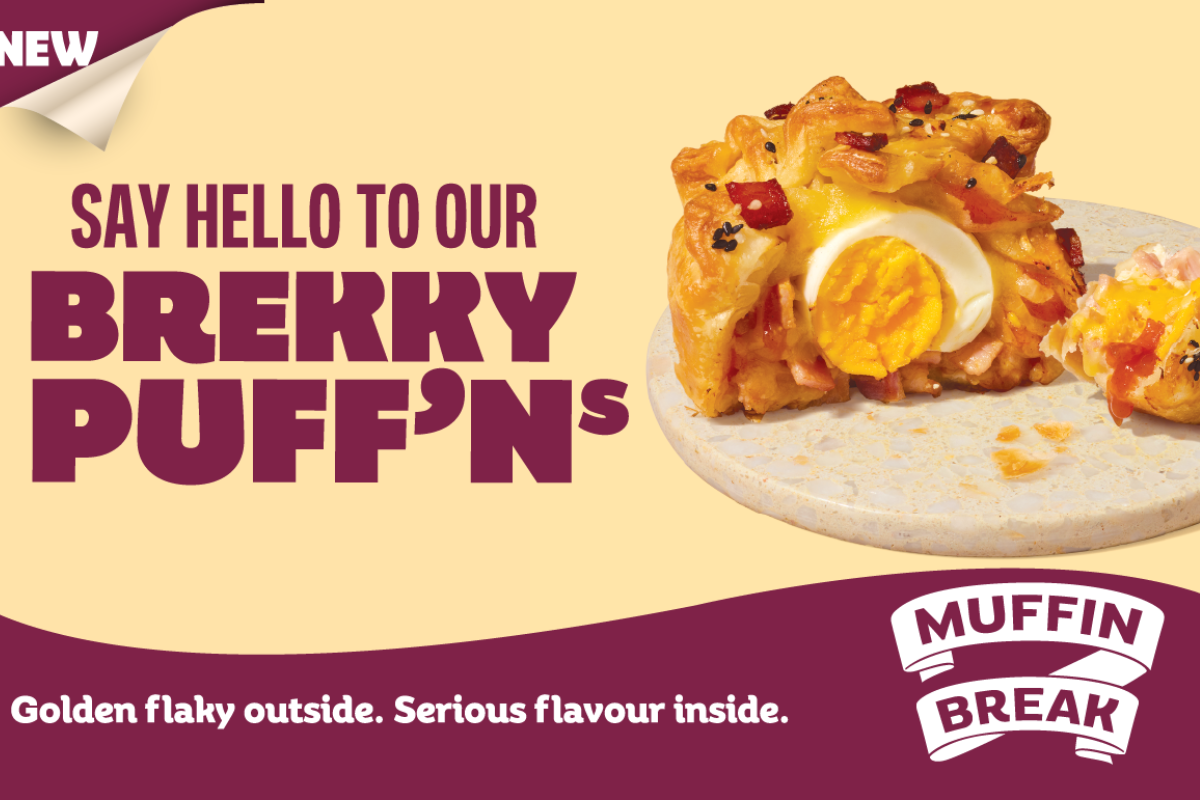 Head into Muffin Break to try the new Brekky Puff’n!