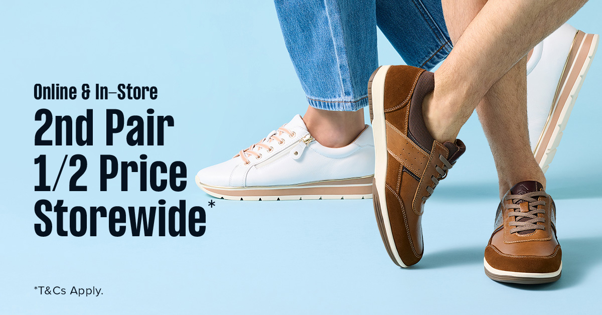 Williams Shoes – Spring 2nd Pair 1/2 Price