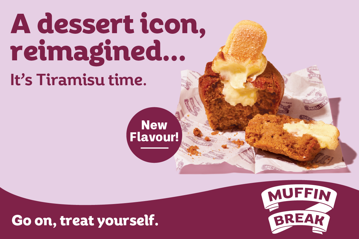 Head into Muffin Break to try the new Tiramisu Muffin!