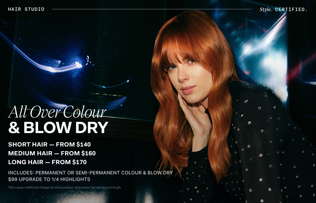 All Over Colour & Blow Dry